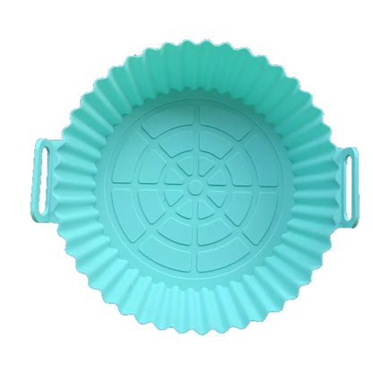 Air Fryer Silicone Liners Air Fryer Silicone Pot Reusable Silicone Air Fryer Liners Food Safe Non Stick Air Fryer Basket Accesso