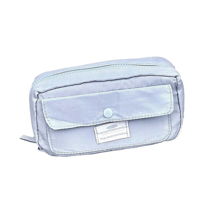 School Essential Large Capacity Pencil Pouch, Adorable Canvas Cosmetic Bag, Student Supply, Ideal Gift