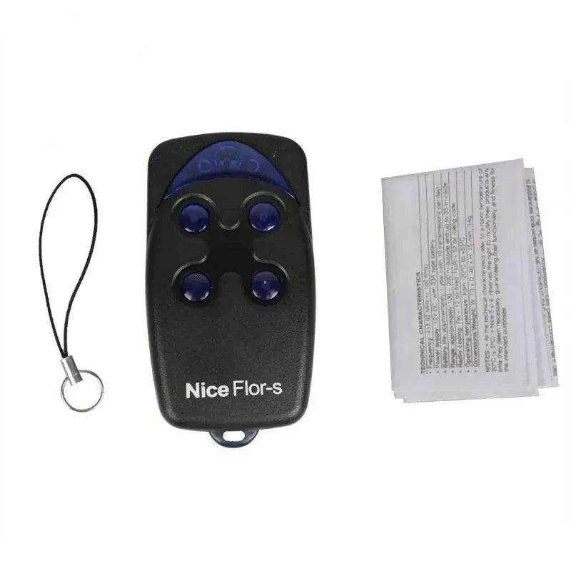 5 pcs/lot Nice Remote Control Transmitter Replace Original Flor Flor-S Flo2R Inti 433.92Mhz Gate Garage Remote Control