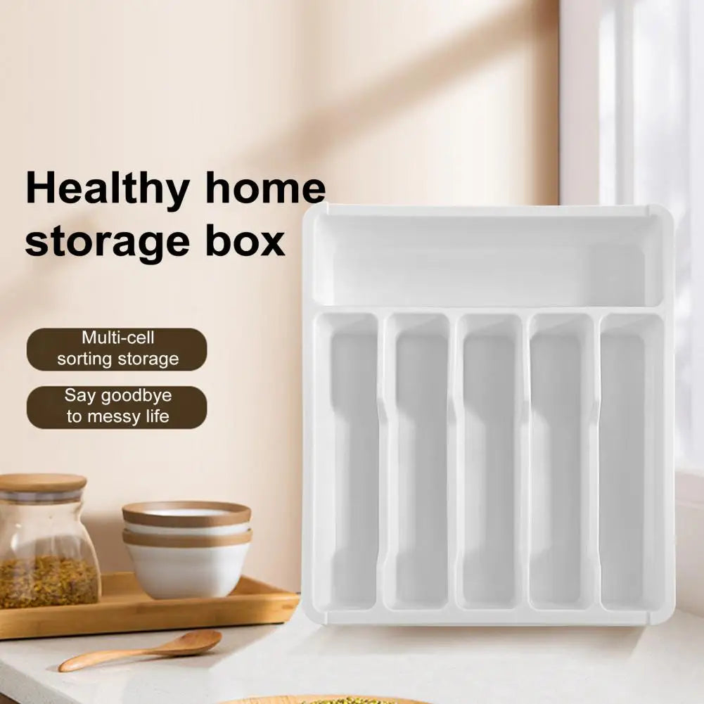 35*31cm Drawer Organizer Tray For Kitchen Drawer Expandable Cutlery Holder Adjustable Utensil Divider Spatula Gadgets Storage