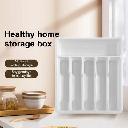 35*31cm Drawer Organizer Tray For Kitchen Drawer Expandable Cutlery Holder Adjustable Utensil Divider Spatula Gadgets Storage