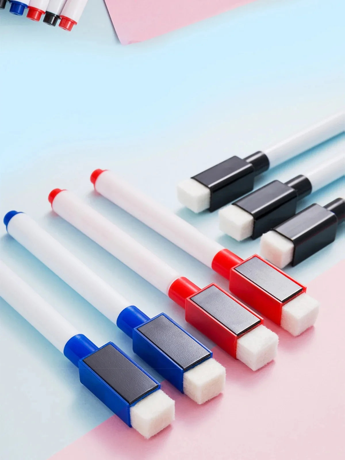 Multi-color optional magnetic whiteboard pens can absorb erasable markers office cultural and educational supplies