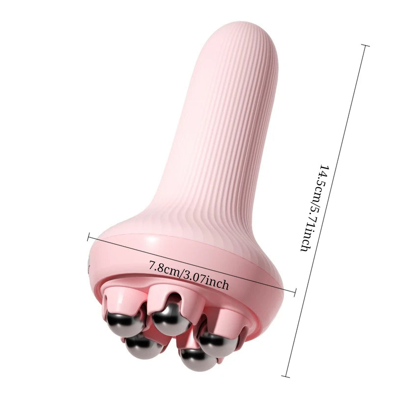 Roller Massager for Inner Leg Movement Muscle Relaxation Abdominal Shaping Rolling Ball Massage Slim Waist Meridian Brush
