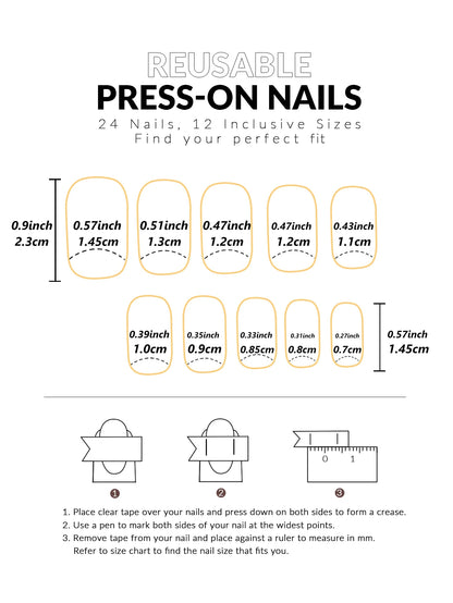 ARTAUG 24PCS Medium Stiletto Pink Press On Nails Full Cover Fake Nail Set Press On Nails Love Design handmade Press On Nails