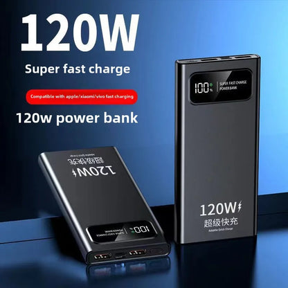 BCAK New 120W Power Bank 20000mAh Super Fast Charging Large Capacity Mobile Power Supply