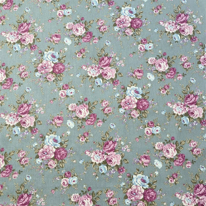 160x50cm Vintage Rose Flower Cotton Fabric Cotton Bedding Cotton Clothing Hair Ring Fabric
