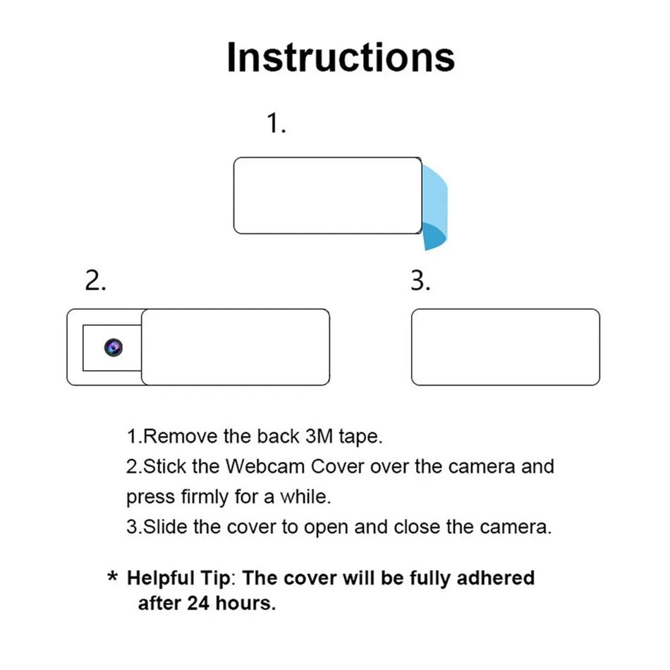 Webcam Cover Camera Privacy Protective Cover Mobile Laptops Lens Occlusion Privacy Cover Anti-Peeping Protector Shutter Slider