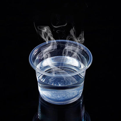 50pcs 250ml Disposable Salad Cup Dessert Cups with Lids Disposable Pudding Plastic Cups for Soup Sundaes Ice Cream