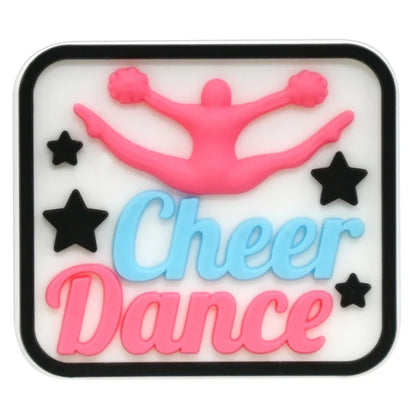 Cute Cheerleading Shoe Charms Decoration for Crocs Pin Accessories Charms Bracelet Wristband DIY Shoe Party Gifts