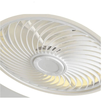 Smart Ceiling Fans With Light For Living Room Dining Room Blades Reversible 6 Speeds 52CM Fans Lighting 36W Low Floor