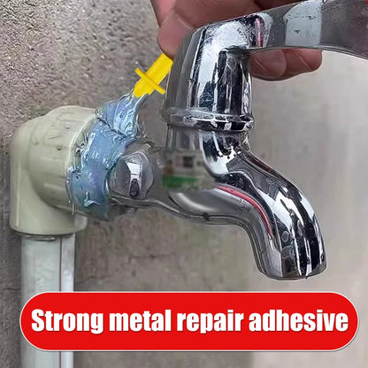 Casting adhesive, strong welding adhesive, suitable for cast iron and cast aluminum, waterproof and corrosion resistant.