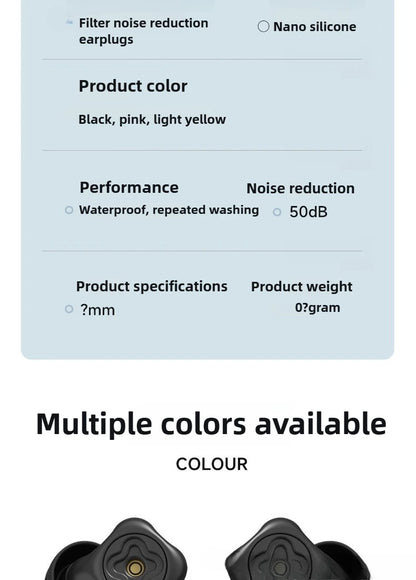 New adjustable earplugs, hot-selling with 3 noise reduction modes, noise-blocking for sleep and sound insulation.