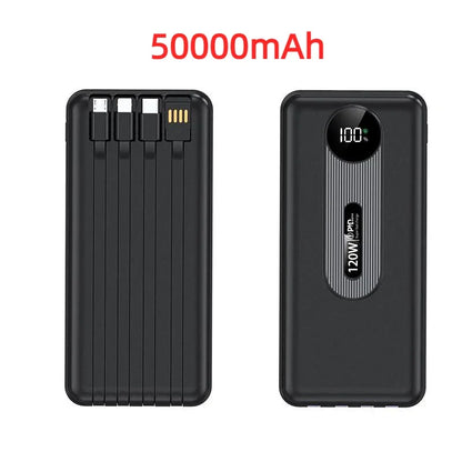 200000mAh 120W Mobile Power Bank Ultra Fast Charging Digital Display Battery Large Capacity Suitable For iPhone Huawei Xiaomi