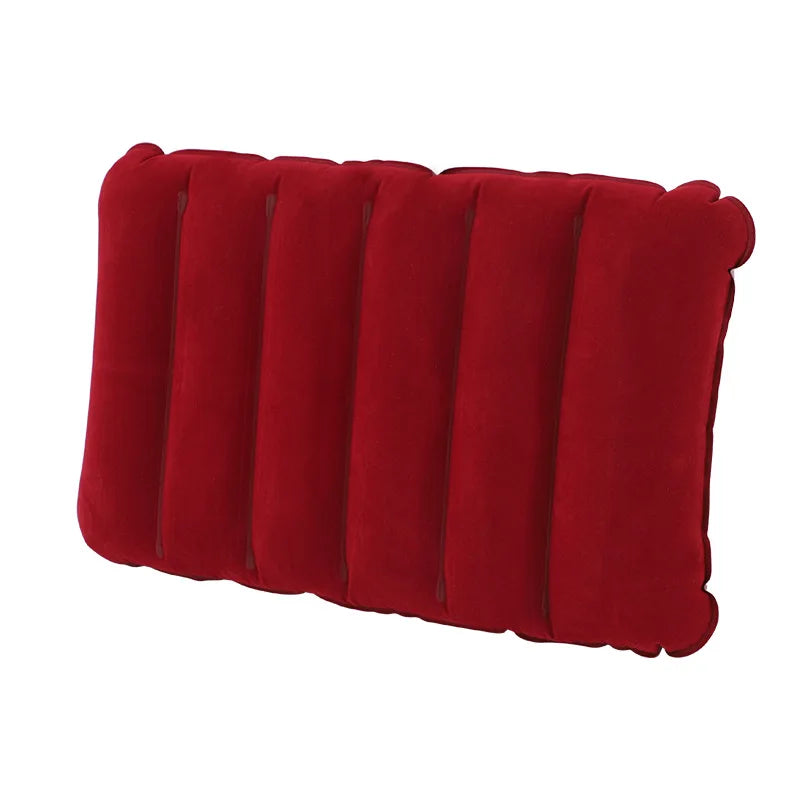 Camping Pillow Travel Inflatable Pillow Air Cushion Pillows Outdoor Climbing Hiking Sleep Cushion Square Lnflatable Pillows