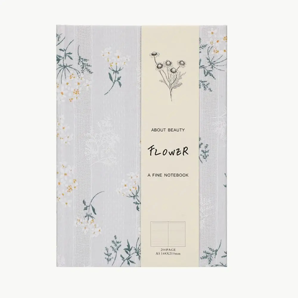 Notebook A5 Embroidered Thick Book Notepad Student Diary Journal Hardcover Scrapbook Planner Agenda Stationery