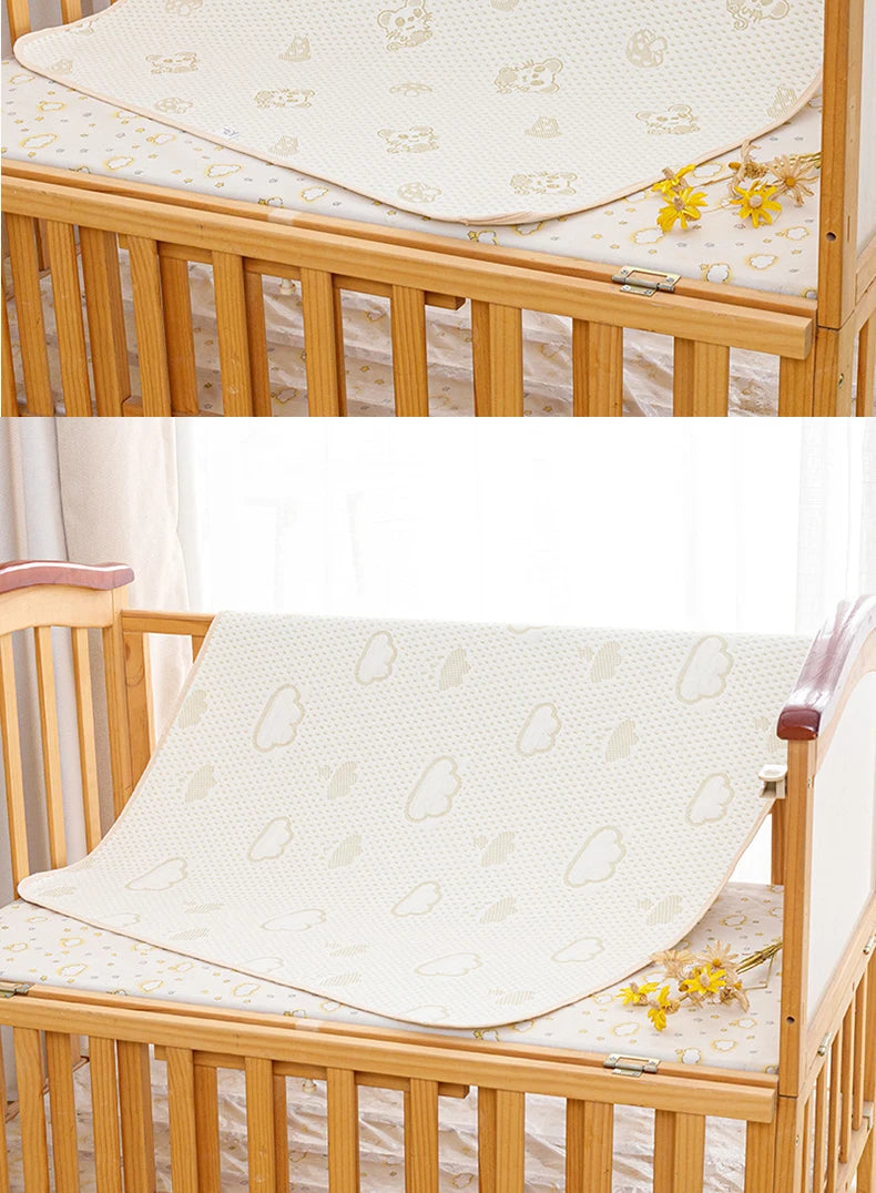 Diaper Changing Pad Changing Mat Covers Washable Waterproof Nappy Newborn Reusable Infant Cotton Urinal Mat Breathable Baby