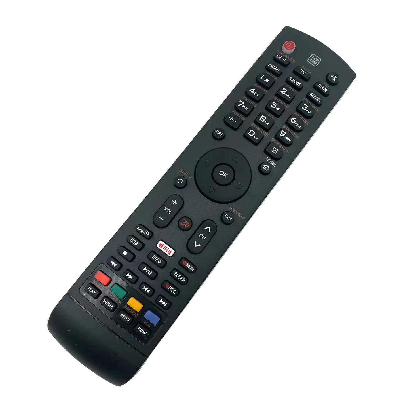 UNIVERSAL SMART TV Remote Controller for SASSIN SINGER SONAR SUPRA SANSUI SUPER GENERAL STAR-X STARIFE STARLIFE  STAR