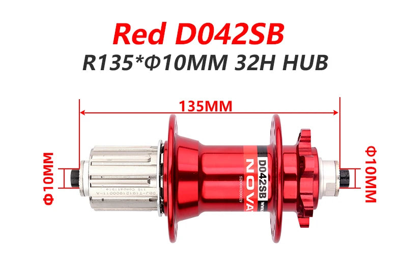 NOVATEC Mountain Bike Hub D041SB D042SB 32/36 Holes Mtb Bushing for 8/9/10/11 Speed MTB Disc Brake Hub  Mtb Hubs 32H mtb hubs