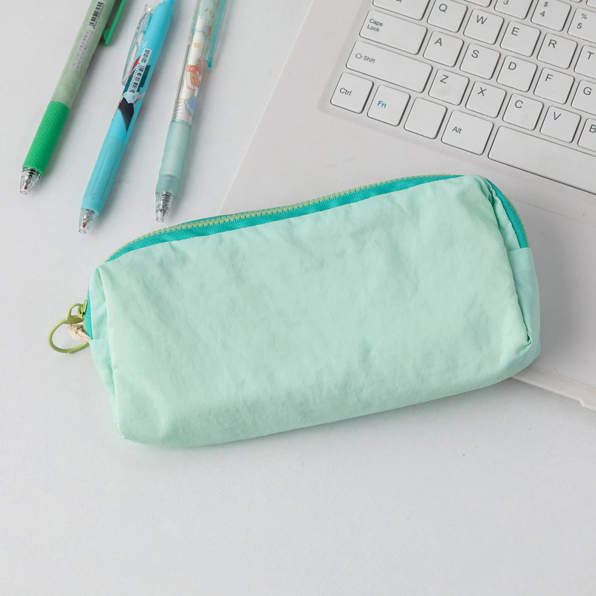 Pencil Case Pouch Bag School Supplies for Girls, Cute Pen Case, Simple Large Big Capacity Zipper Stationery Bag