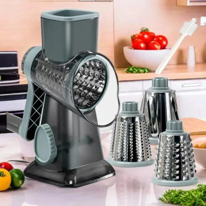 Multi-functional Vegetable Slicer Manual Spiralizer Vegetable Cutter  Hand Cranked Rotary Cheese Grater Shredded Kitchen Tools