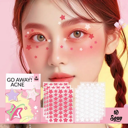 Colorful Acne Pimple Patches Lighten Pimple Marks Repair Acne Pimple Gentle Cleansing Non-Irritating Acne Pimple Patches