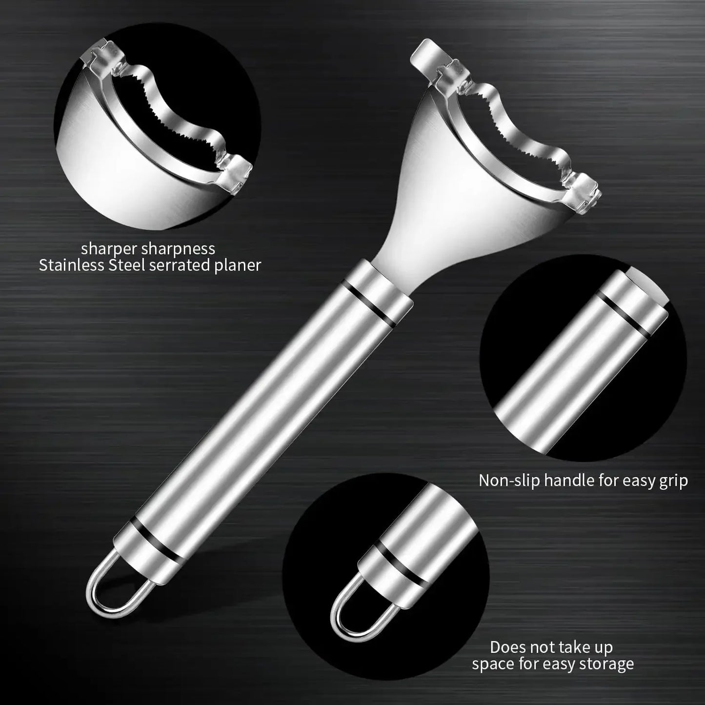 Stainless Steel Corn Planer Home Corn Peeler with Ergonomic Handle Convenient Corn Stripper Thresher Corn Cutter Kitchen Gadgets