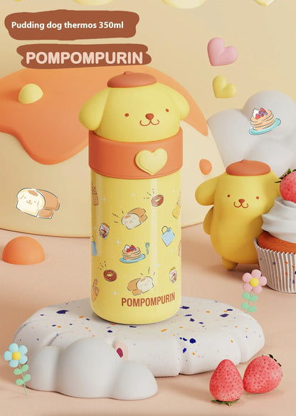 Cartoon Insulated Cup With High Appearance Children'S Water Cup Cute And Portable Student Food Grade Insulated Water Cup Gift