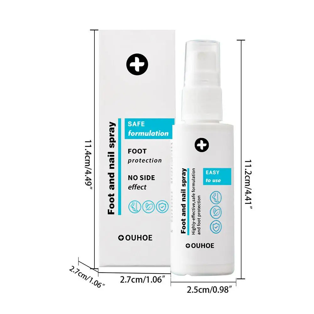 Perfume Foot Shoe Odor Deodorant Odor Removal Spray Foot Artifact Footwear And Socks Anti-Sweat Spray Remove Bad Smell Foot Care