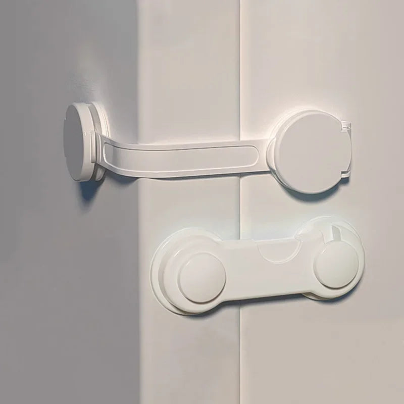 Multi-function Security Protection Locks Baby Safety Cabinet Drawer Door Buckle Home White Toilet Refrigerator Lock 5Pcs/Lot