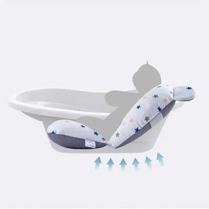 Portable Baby Bath Foldable Real-time Temperature Bathtub Suitable for Newborns 0-36 Months Baby Non-slip Bathtub