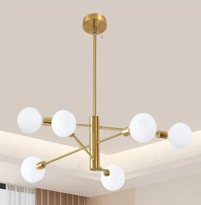 Decorative Living Room Chandelier Light 6/8/10/12 Lamps Heads Modern E27 Ceiling Chandelier Dining Room Bedroom Chandelier Lamp