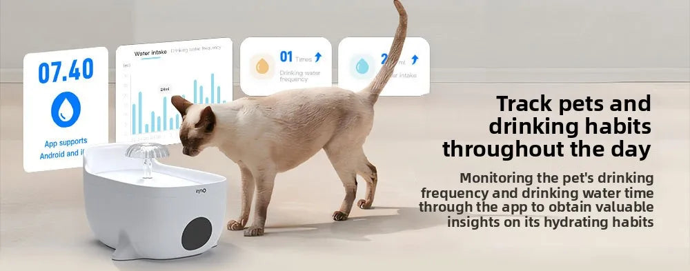 2.8L USB Whale Fountain Dog Pet Water Dispenser Safety Automatic Water Circulation Intelligent Automatic Cat Water Dispenser