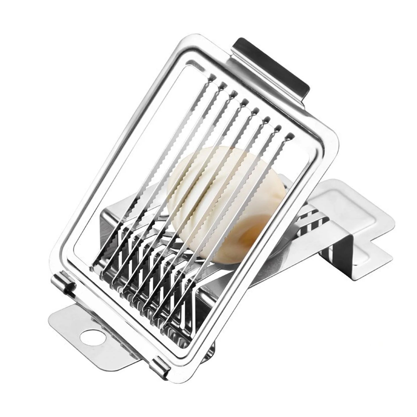 Egg Slicer Cutter Hard Boiled Eggs Multipurpose Egg Cutter Mini Manual Egg Slicer Egg Ham Mushroom Strawberry Soft Fruit