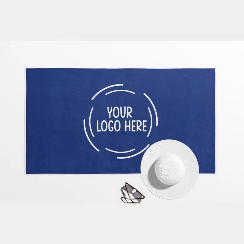 Personalized Beach Towel With Logo Quick-Drying Bath Towels Custom Team Sport Company Logo Towels With Your Own Design Logo