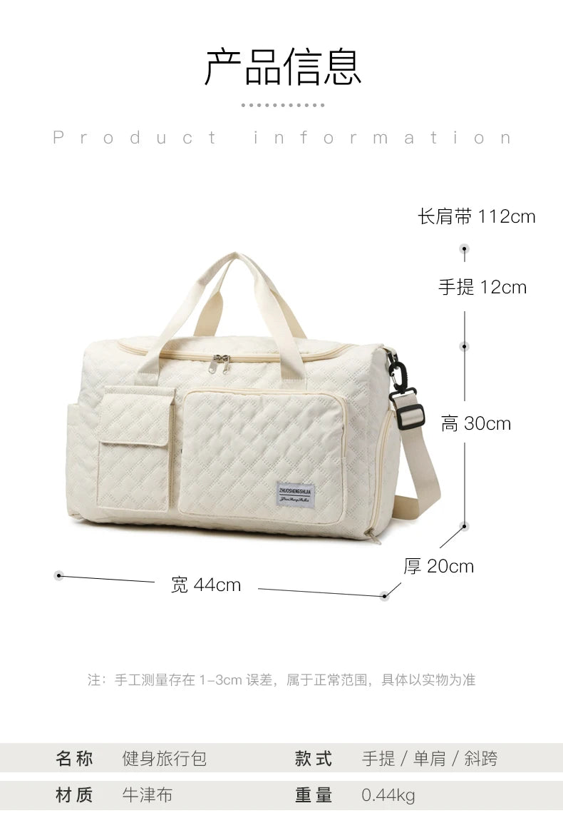 Fashion Travel Bag Handbags Large Capacity Carry On Luggage Bags Men Women Shoulder Outdoor Tote Waterproof Sport Gym Bag