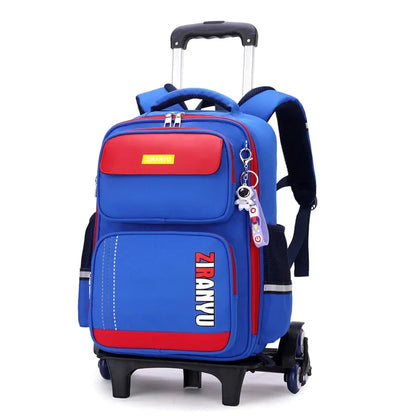 Rolling Backpacks for Primary School Children Trolley School Student Backpack Wheeled Bag Back To School Backpacks with Wheels