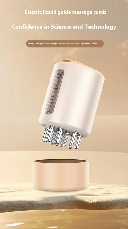 Head massager, scalp medication comb, a comfortable vibrating device for massaging the scalp