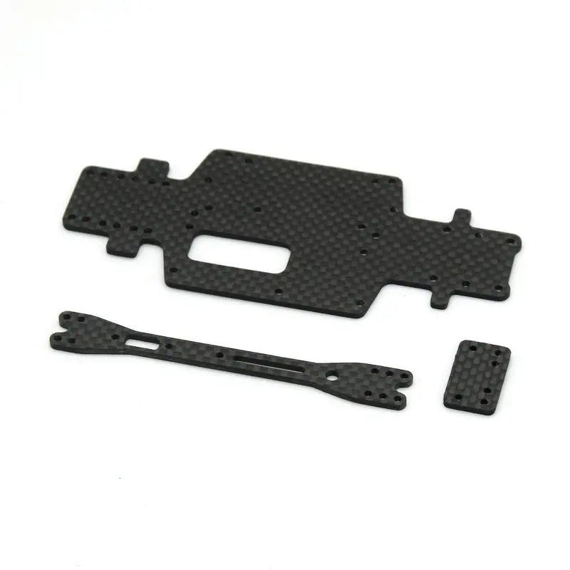 WLtoys 1/28 284131 K969 K979 K989 K999 P929 P939 RC Car Parts Metal Upgrade Modification Motor Mount Carbon Fiber Floor