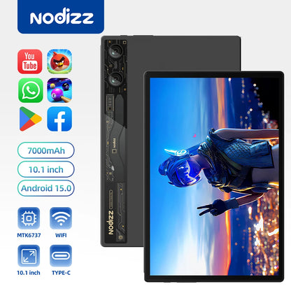 New Tablet Computer 10.1 inches Android 15 (RAM12GB+ROM512GB) HD Dual Card Tablet Computer Learning Office Entertainment Tablet