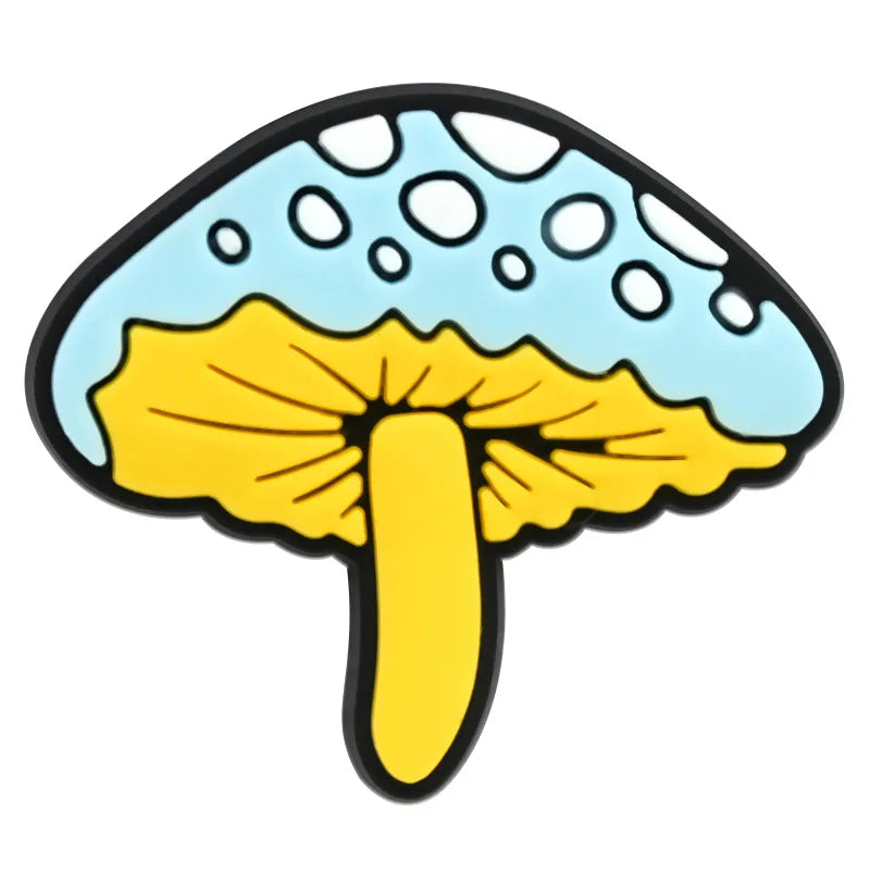 Cute Mushroom Shoe Charms Decoration for Crocs Pin Accessories Bracelet Wristband Party Party Gifts