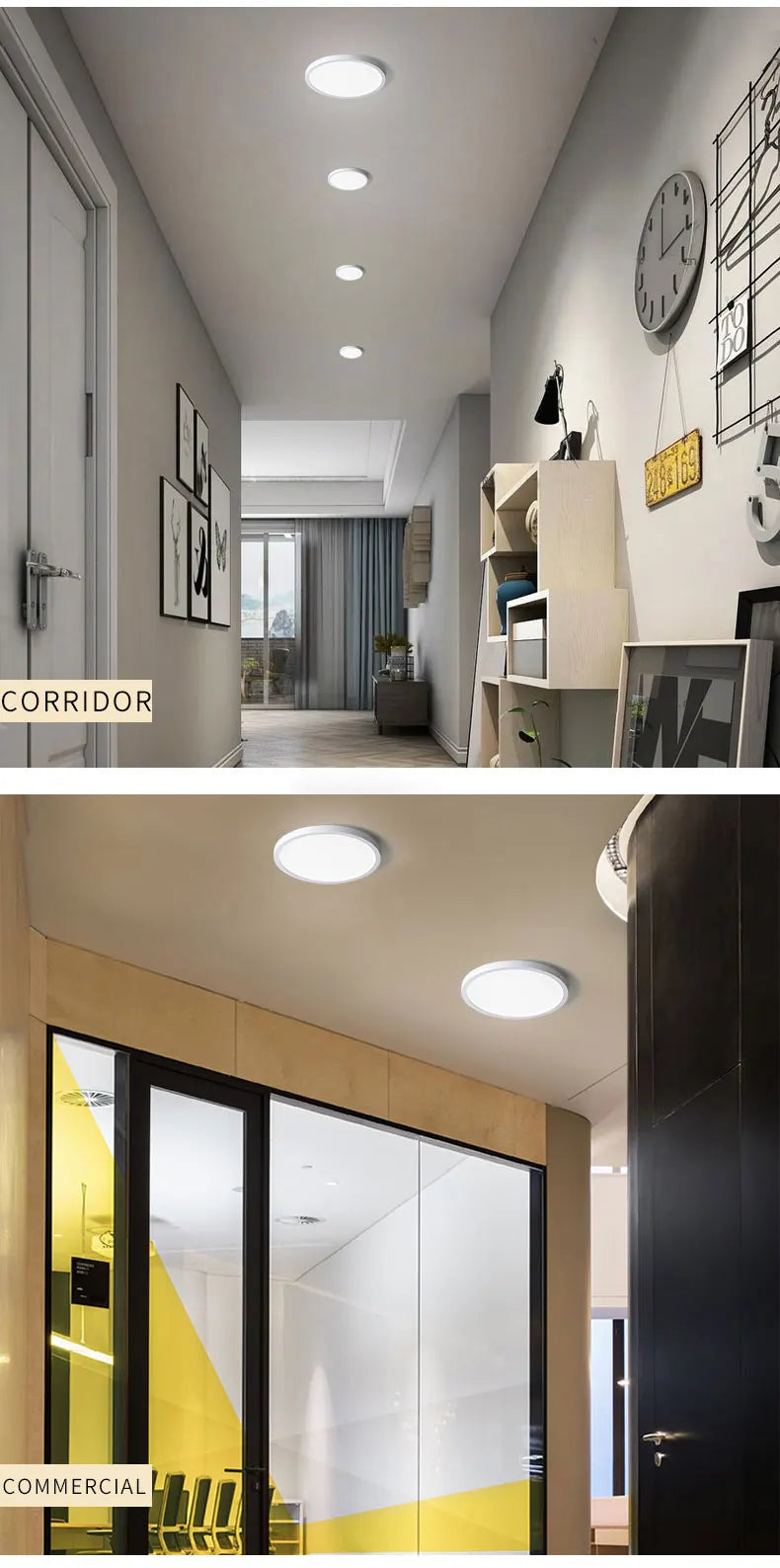 LED Ceiling Light Modern Small Round 6W 9W 13W 18W 24W 110V 230V Led Panel Light For Toilet Porch Utility Room Bathroom Lamps