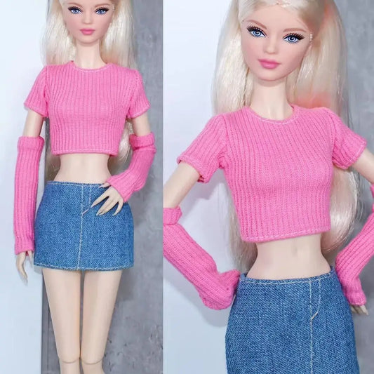 Elegant Doll Party Clothes High Quality Fashion 10 Styles Plush Coat Casual Wears Doll Dresses 11.5