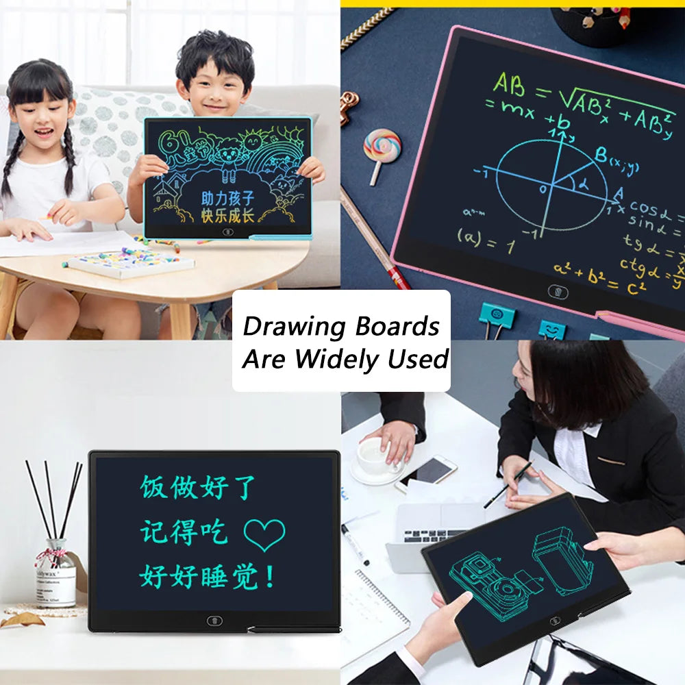 Educational Toys Writing Tablet For Kids 10/16Inch LCD Drawing Board Children Gifts USB Charging Doodle Electron Handwriting Pad