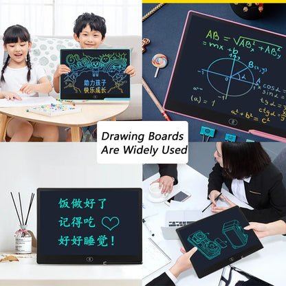 Educational Toys Writing Tablet For Kids 10/16Inch LCD Drawing Board Children Gifts USB Charging Doodle Electron Handwriting Pad