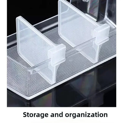 Efficient Refrigerator Kitchen Organizer Shelf Storage Dividers for Eggs Bottles and Other Items organizer kitchen fridge