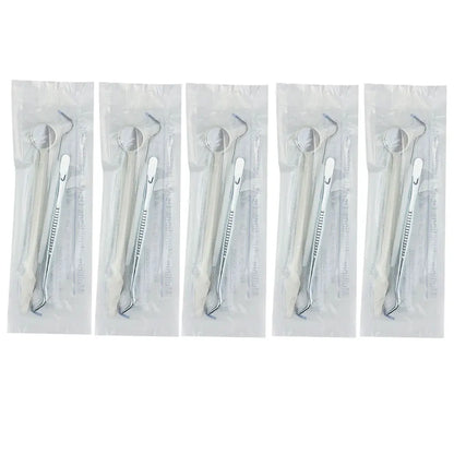Dental Tool Kit Stainless Steel Instrument dentist Kit Mouth Mirror Probe Hook Pick Tweezer Set dentista Oral Care Kit