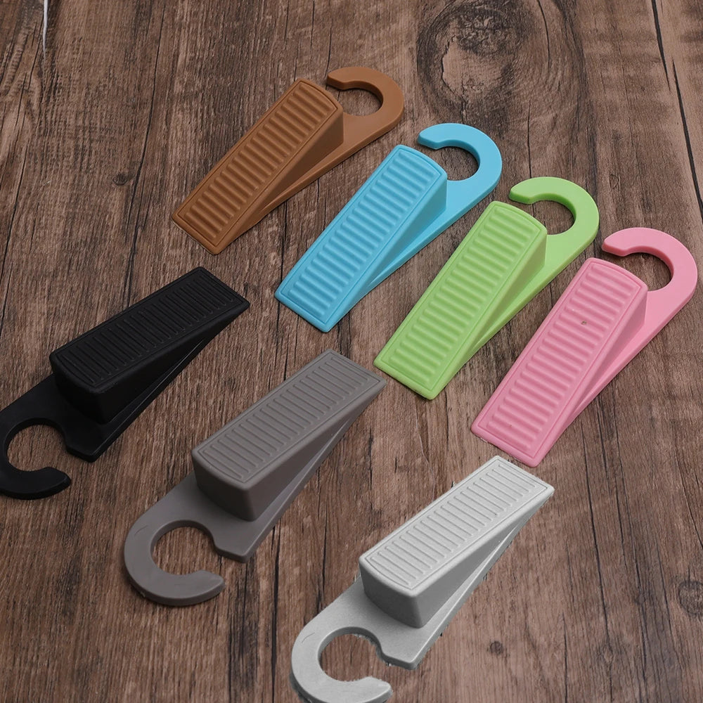 Door Stopper Floor Slanted Wedge Floor Stackable Stops Indoor Door Stopper Duty Rubber Floor Stop Prevents Doors From Closing