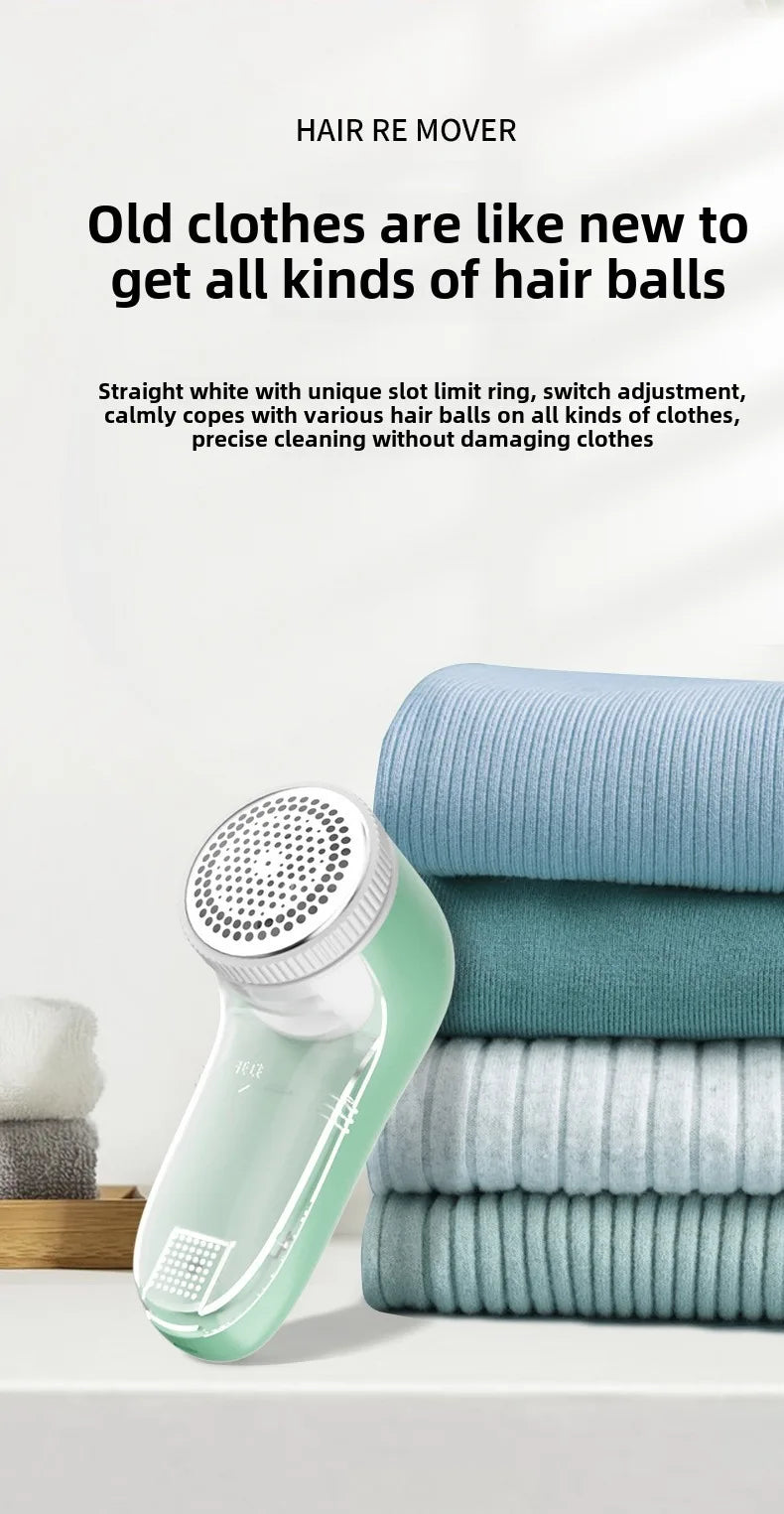 Removes Lint From Clothes Home USB Rechargeable Hair Remover Cleaning Supplies Household Tools Accessories Merchandises Garden