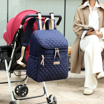 Diaper Bag Backpack,Waterproof Baby Diaper Bag with Changing Pad Converts into Baby Tote Bag Diaper Backpack Stroller Bag and Cr