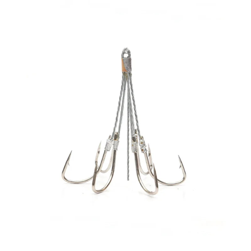 Fishing Hooks 5/6/8 Claw High Carbon Steel Treble Hooks Fishhook Super Sharp Fishing Grappling Hook Fishing Gear Tackle Fishhook